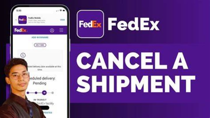 Can you cancel FedEx delivery?
