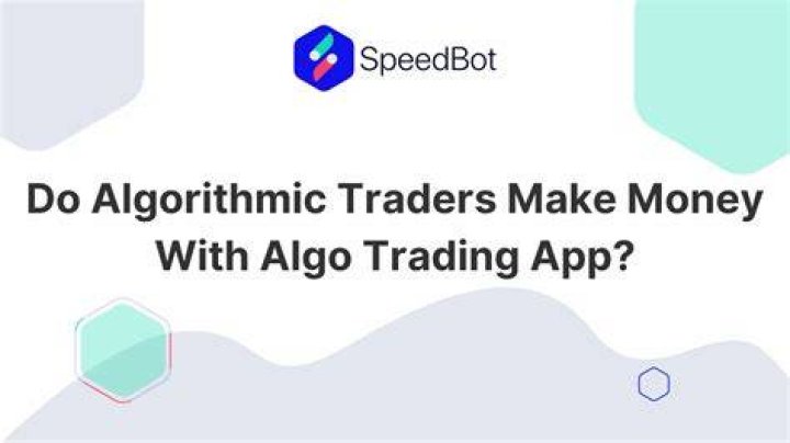 Do algo traders make money?