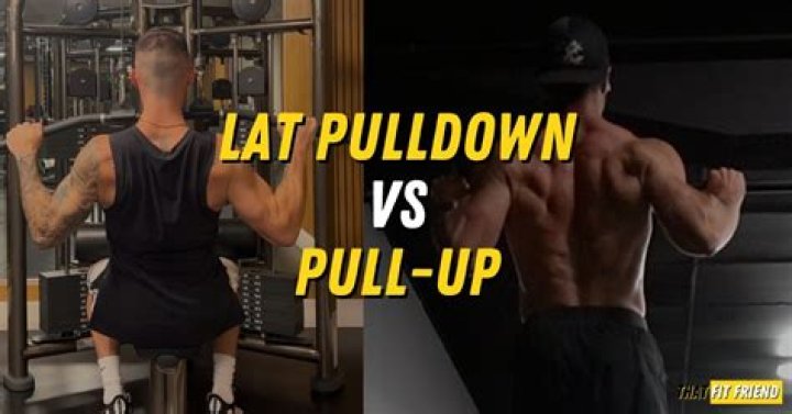 Do pulldowns help pull ups?