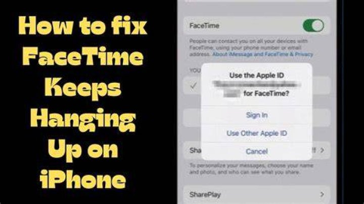 Does facetime hang up?