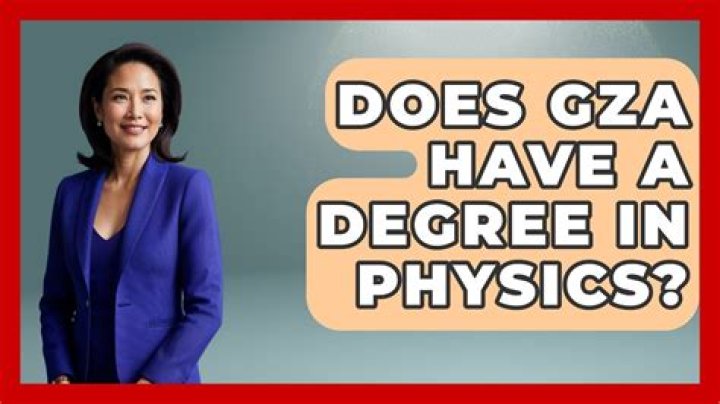 Does the GZA have a degree?