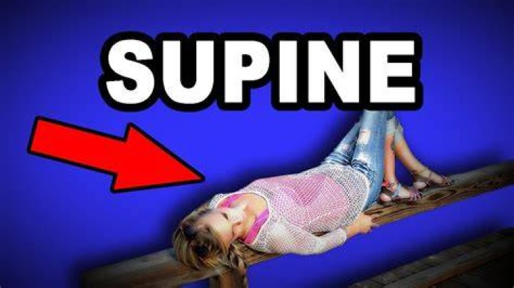 Does the word supine mean?