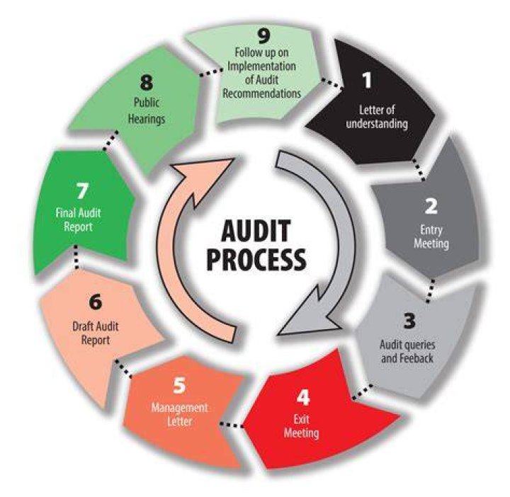 During the audit process an organization?