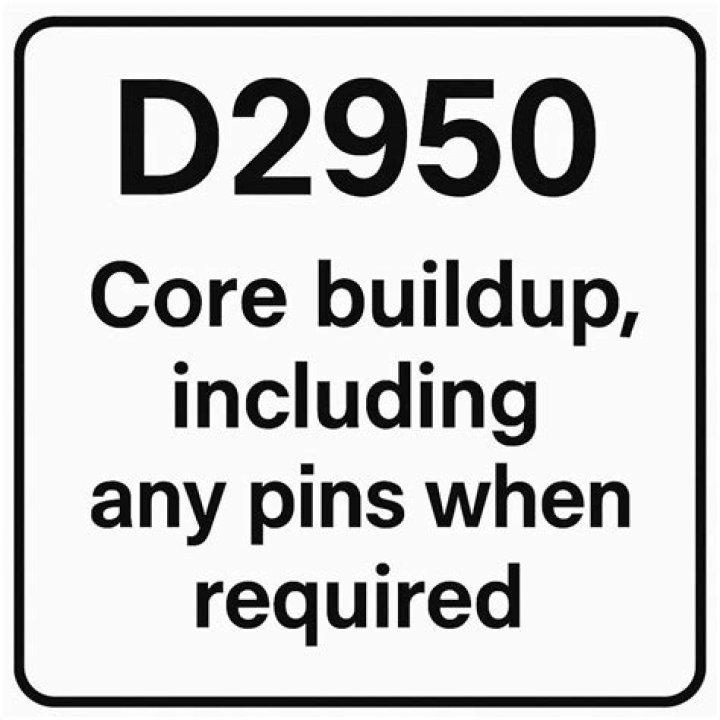 For core build up?