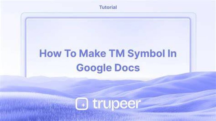 How can I type TM in Android?