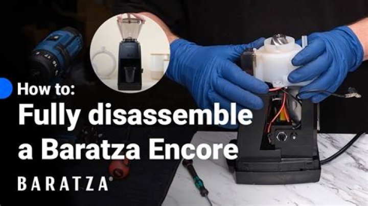 How do you maintain Baratza encore?