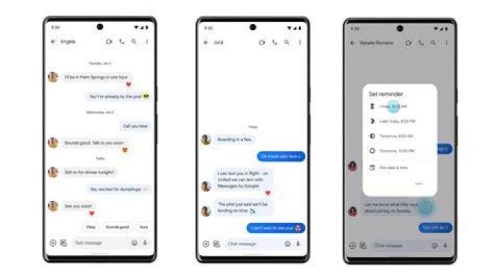 How do you preview messages on android?