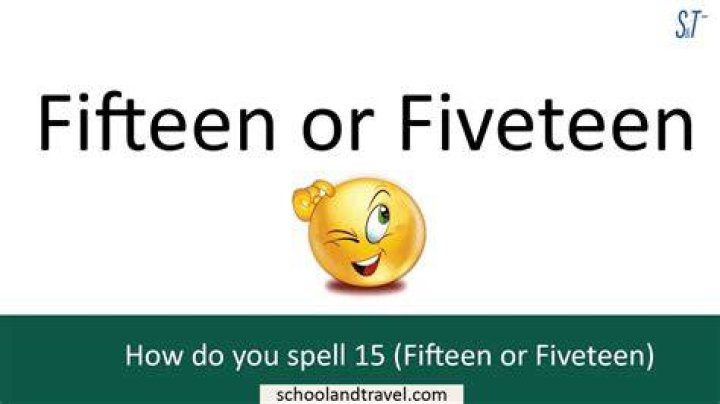 How do you spell 15?