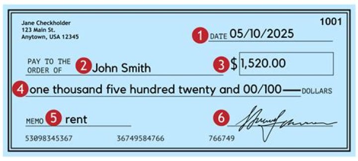 How do you write 1 450 on a check?