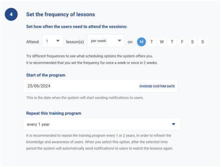 How long is nis training?