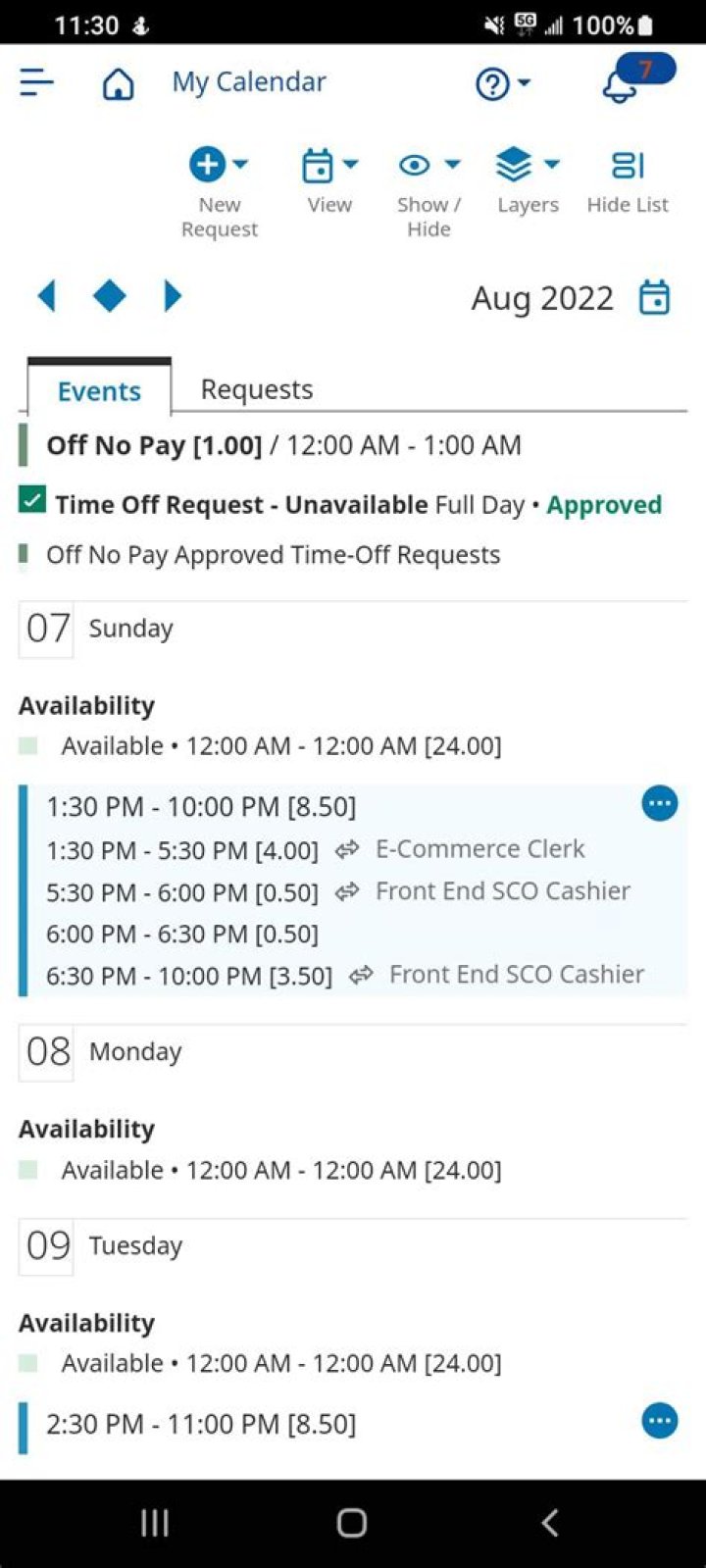 How much does an e commerce clerk at Kroger make?