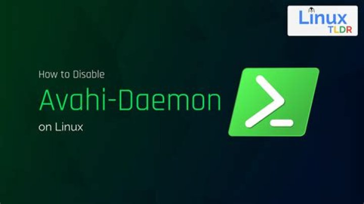 How to disable avahi-daemon?