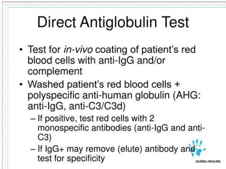 How to interpret direct antiglobulin test?
