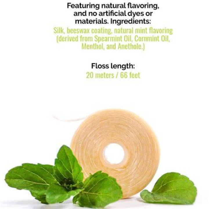 Is silk dental floss biodegradable?