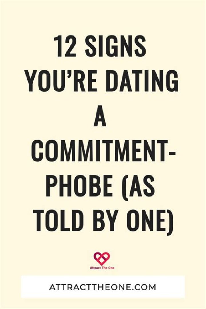 On a commitment phobe?