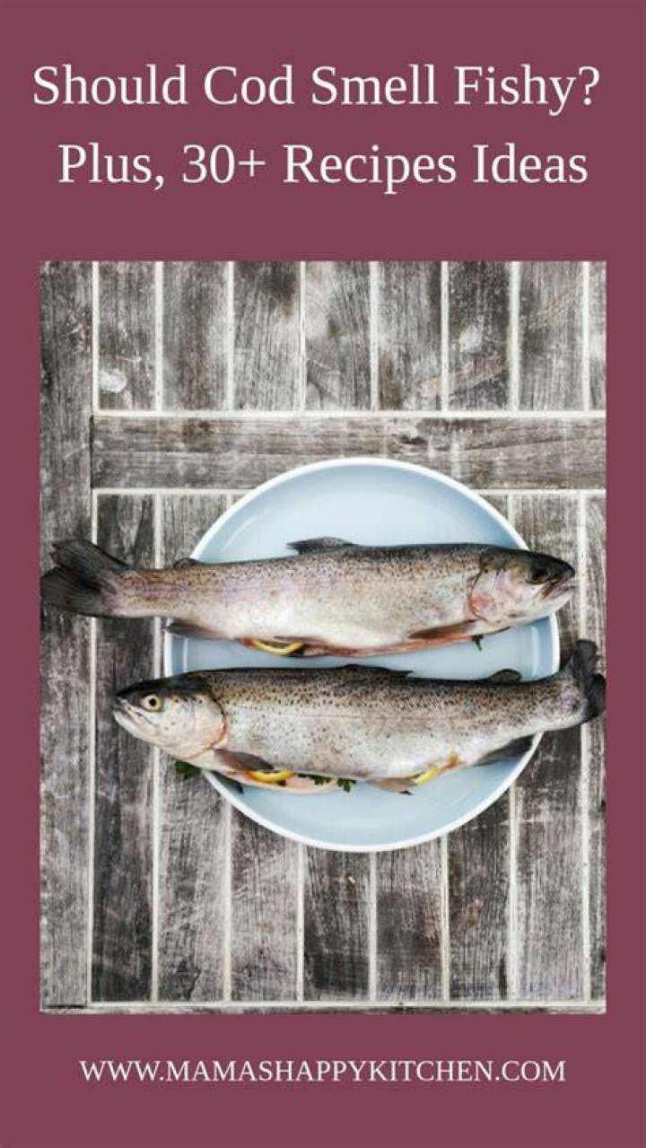 Should alaskan cod smell fishy?