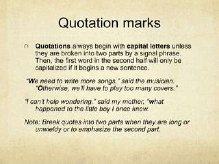 Should quotes be capitalized?