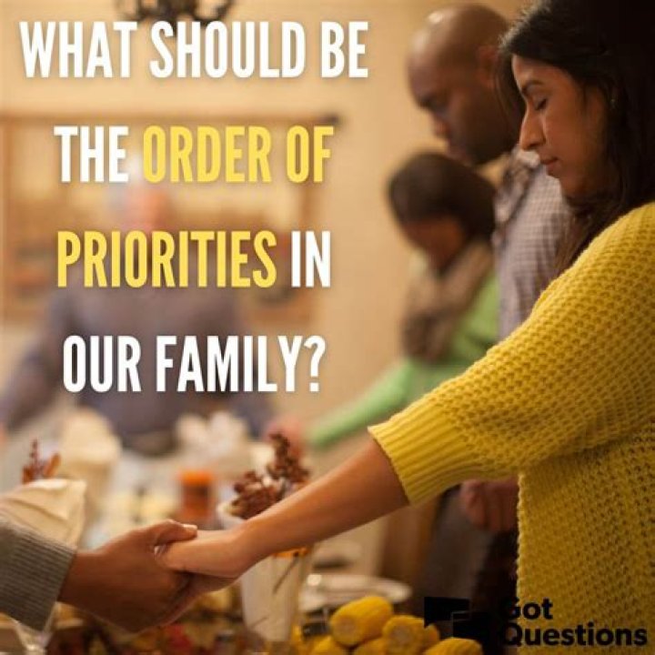 Should wife be first priority?