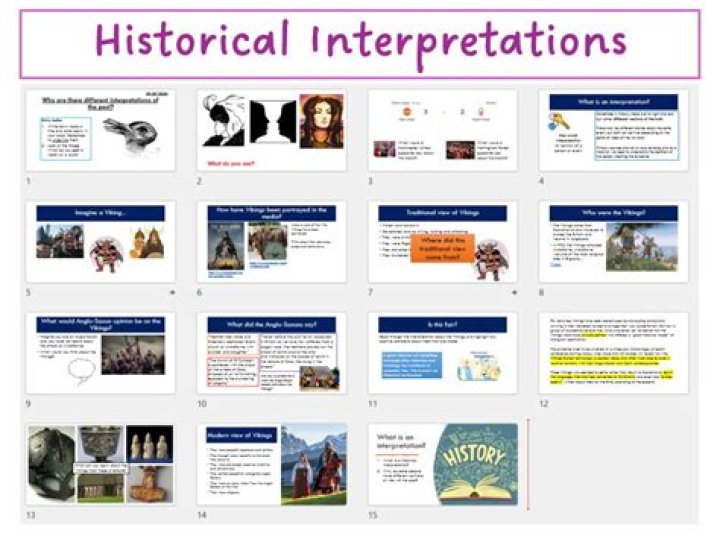 What are historical interpretations?