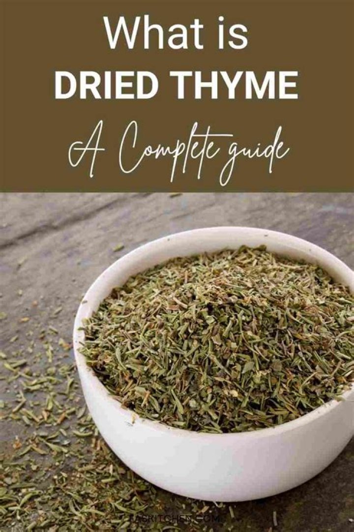 What does dried thyme taste like?
