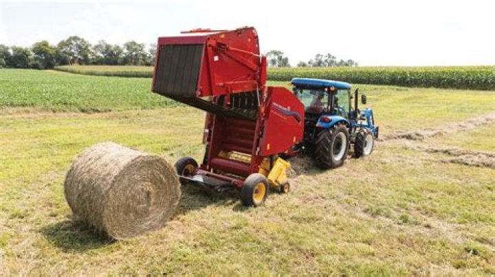 What is custom hay baling?