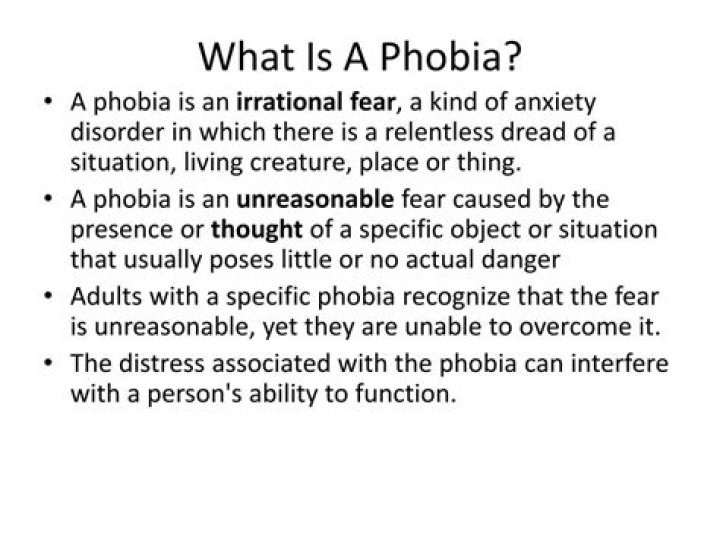 What is phobia definition?
