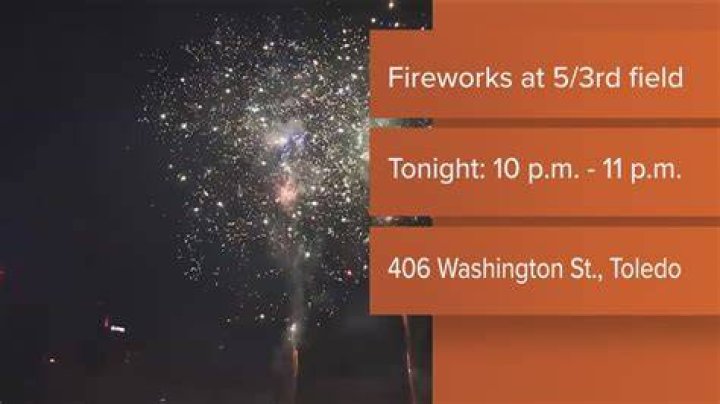 When are toledo fireworks?