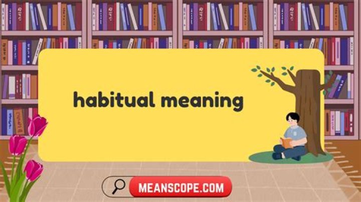 When does habitual mean?