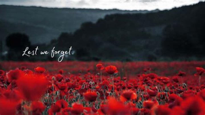 When is lest we forget?