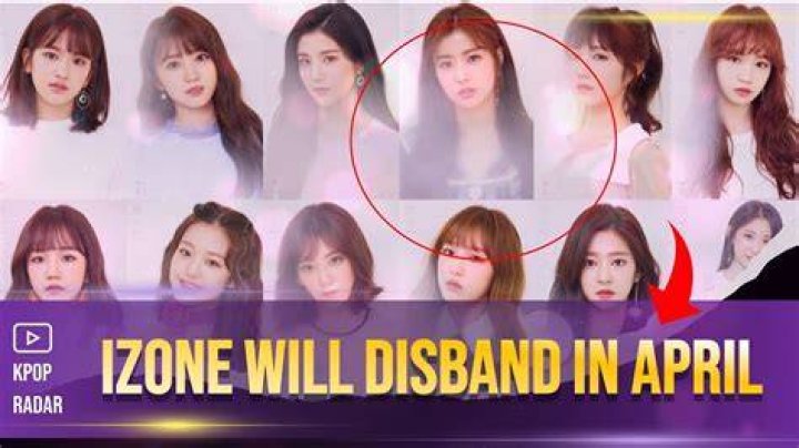 When will izone disband?