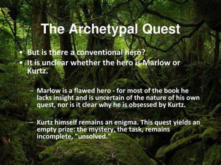 Where does marlow meet kurtz?