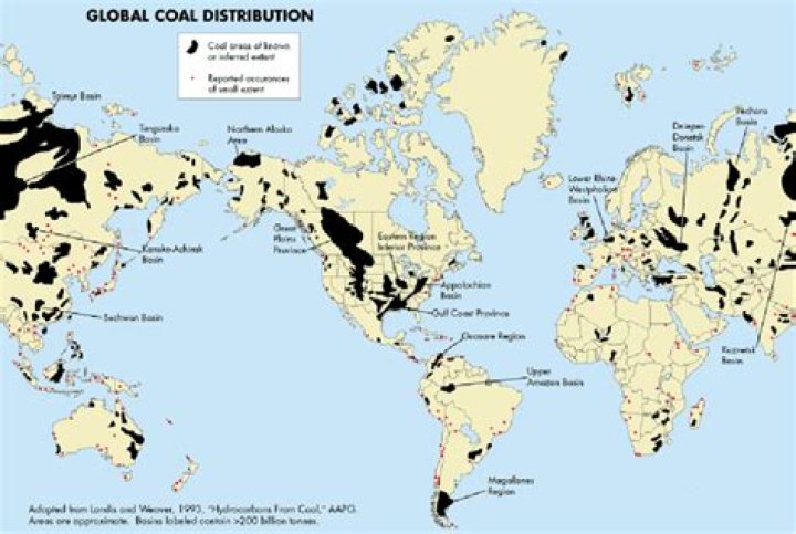 Where is coal found?