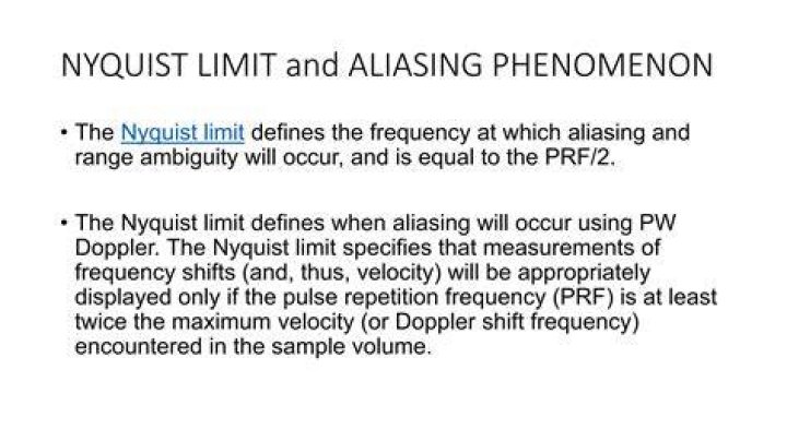 Which is the nyquist limit?