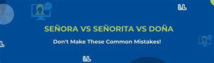 Which language is senorita?