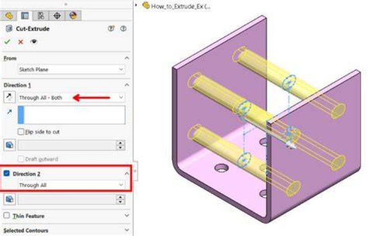 Which object cannot be extruded?