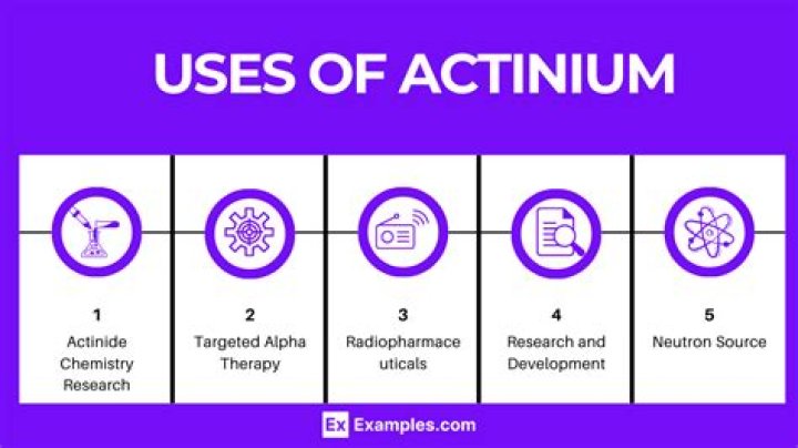 Why is actinium unique?