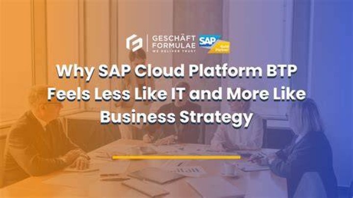 Why sap cloud platform?