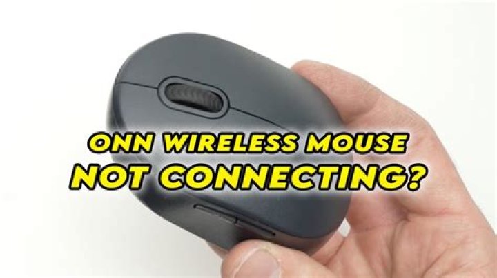 Why wireless mouse not working?