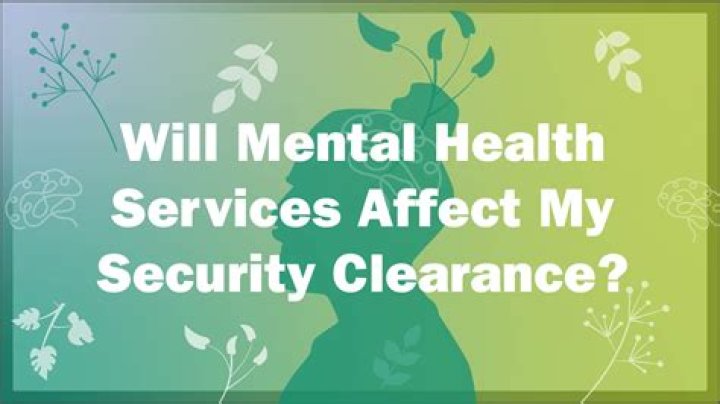 Will counseling affect my security clearance?